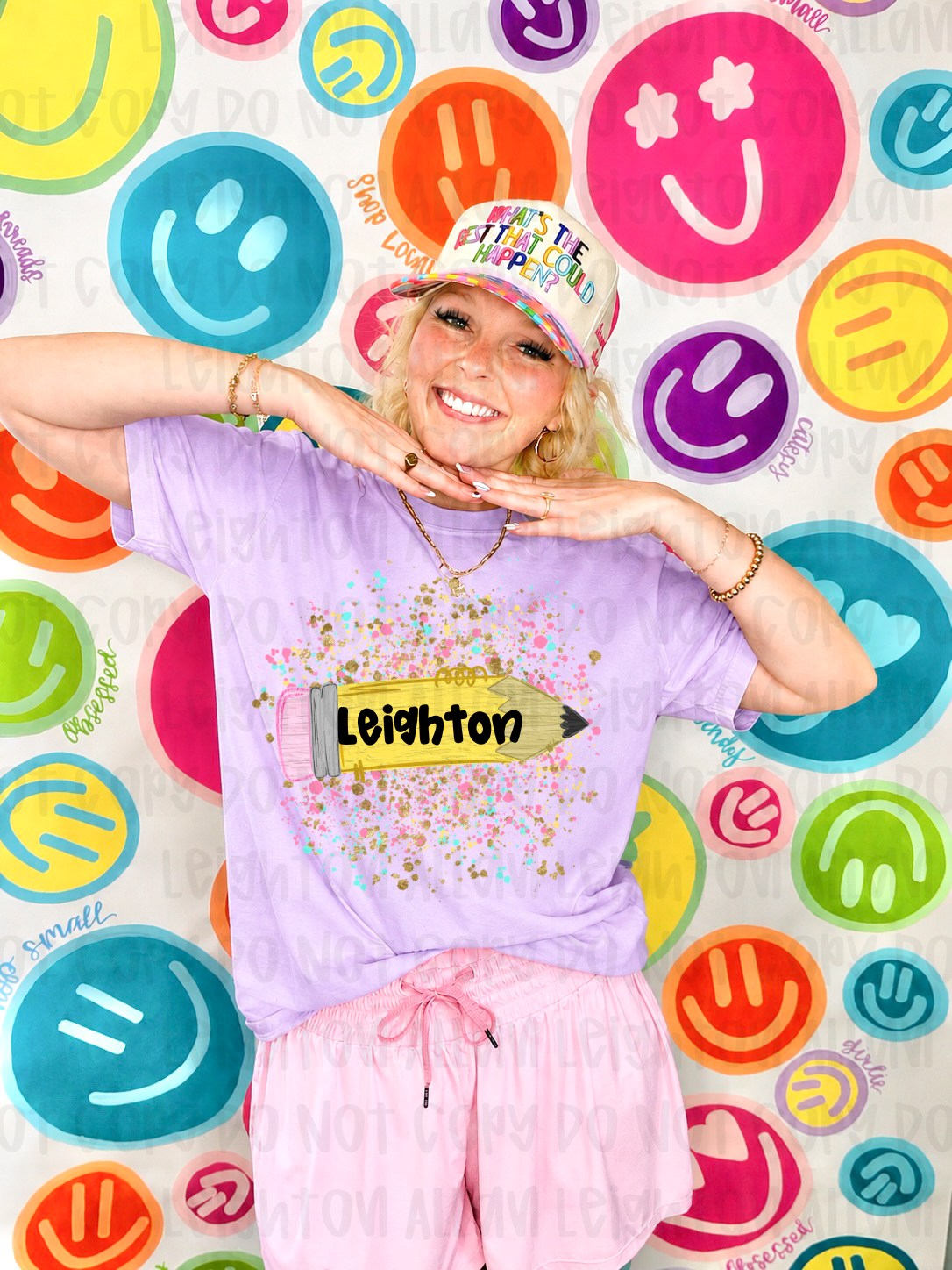 Personalized Pencil Name Shirt | Custom Teacher Shirt | Back to School Tee | Custom Student Shirt | Teacher Gift | School Staff Shirt