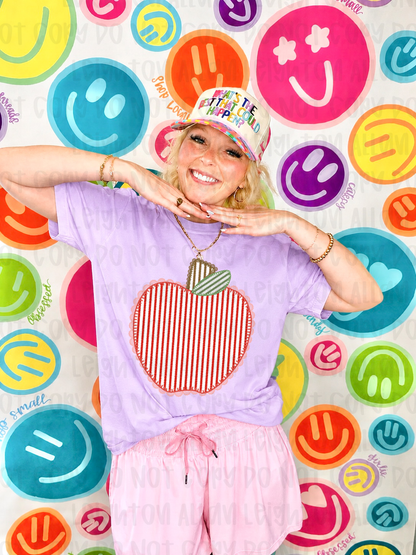 Classic Apple Teacher Graphic Tee