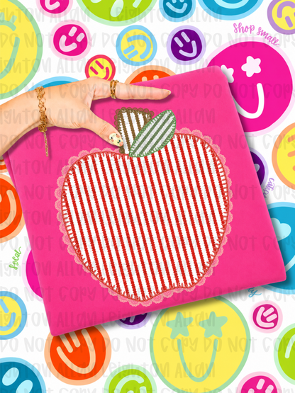 Classic Apple Teacher Graphic Tee