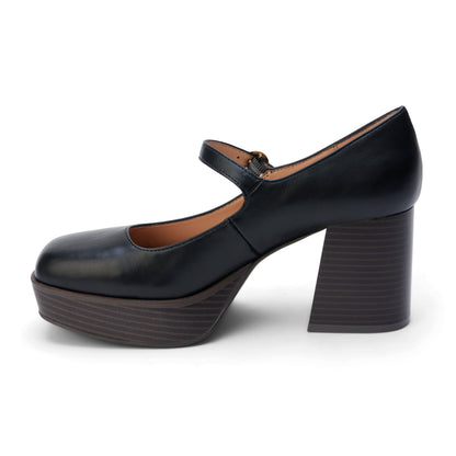 Matilda Platform Heel in Black
