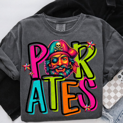 Friday Night Neon Mascot Spirit Wear Graphic Tee 106 Mascots Available