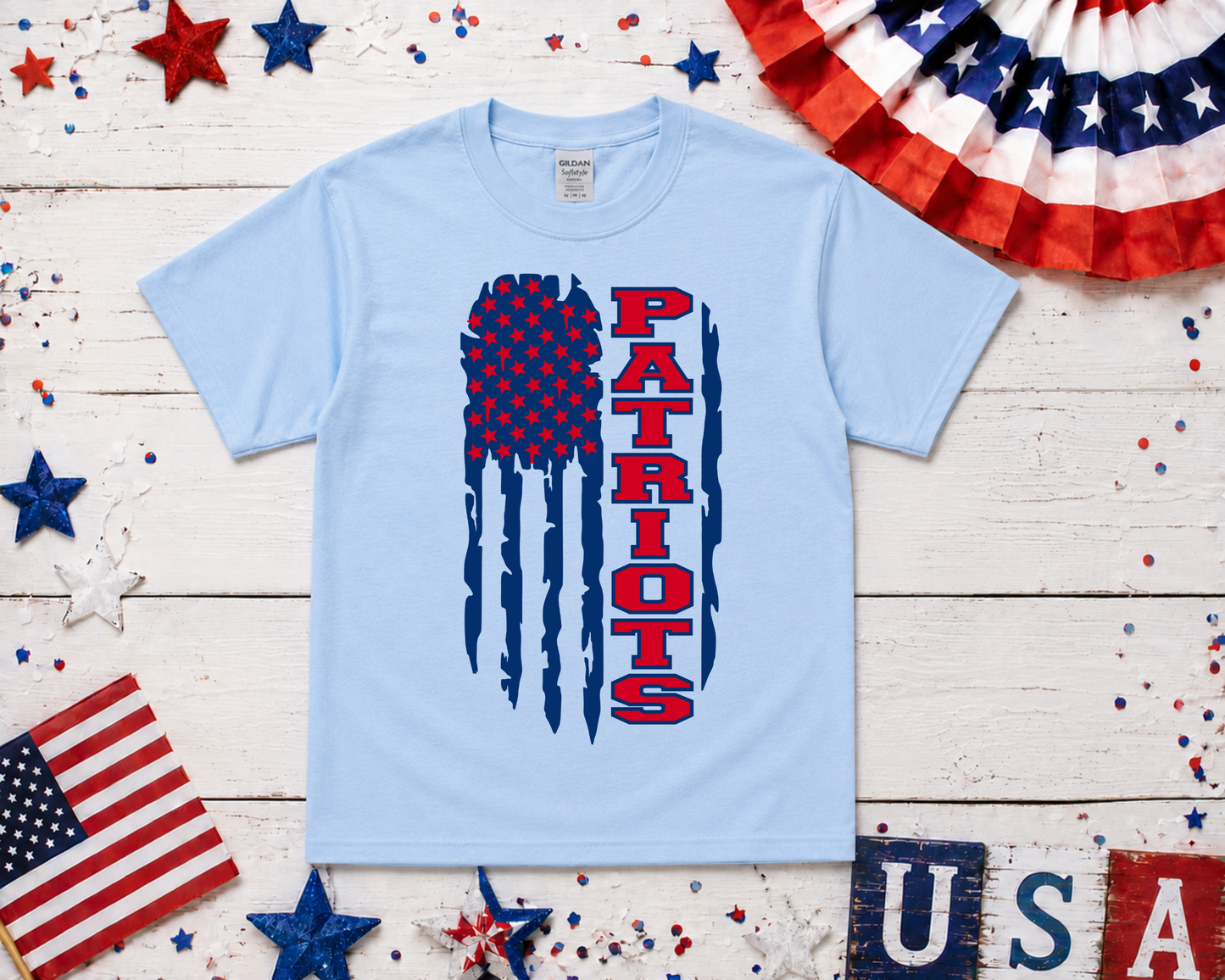 Patriotic Faith Flag Spirit Shirt