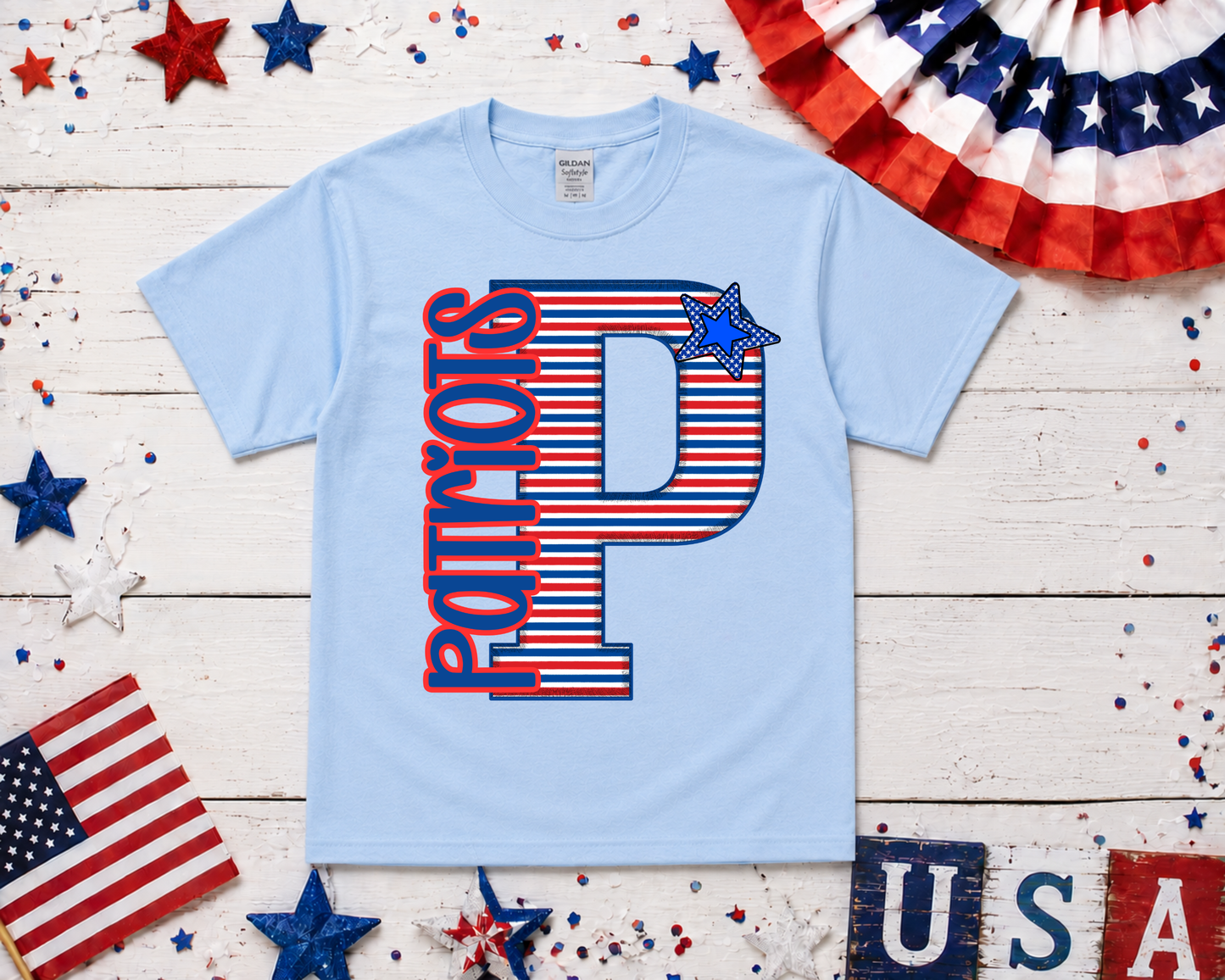 Patriotic Stripe Patriots Spirit Shirt