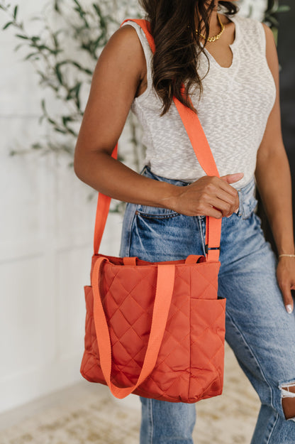 There She Goes Bag in Tomato