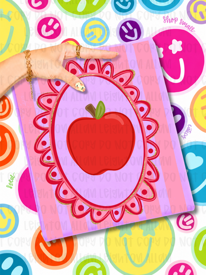 Teacher Apple Graphic Tee | Cute Back to School Shirt | Teacher Appreciation Gift | Classroom Style Shirt | Teacher Life Tee 🍎🎀📚 (Copy)