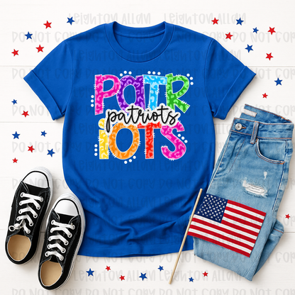Faith Academy Patriots Color Pop Spirit Tee