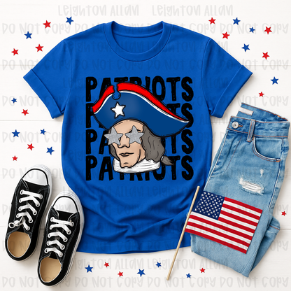Faith Academy Patriots Retro Mascot Spirit Tee