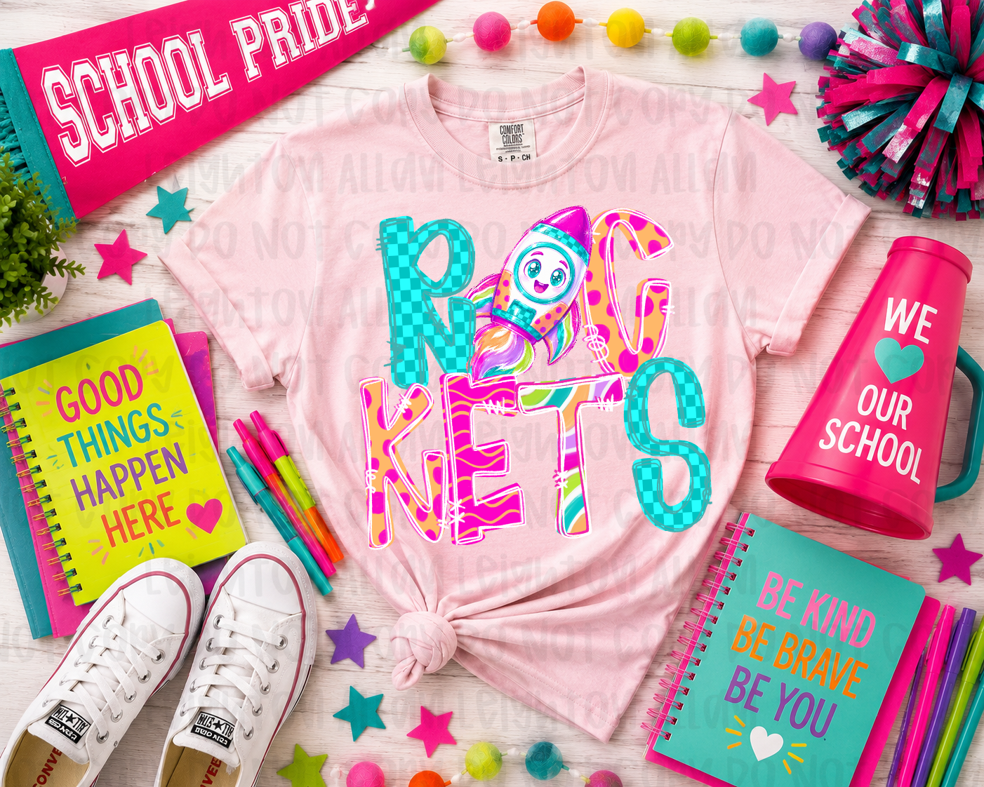 Rockets Neon Spiritwear Shirt