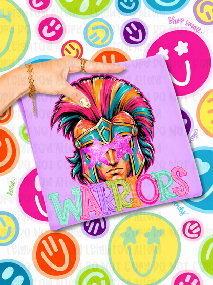Neon Warriors Mascot Spirit Wear Tshirt