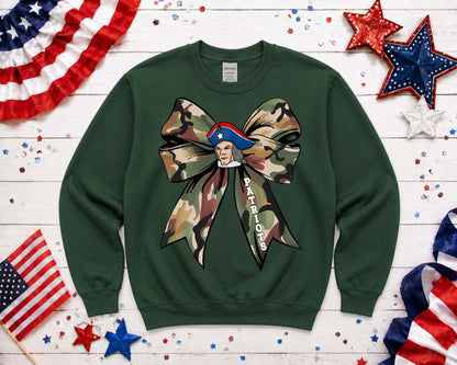 Patriots Camo Bow Sweatshirt