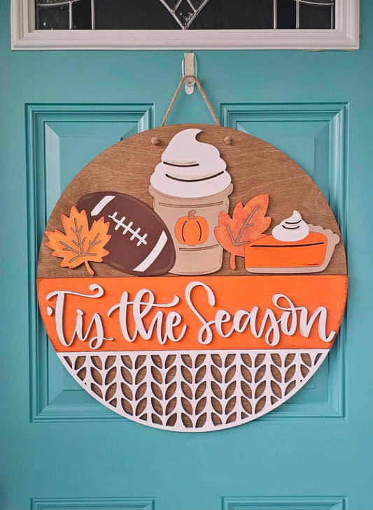 September 12th Paint Party Tis The Season Door Hanger
