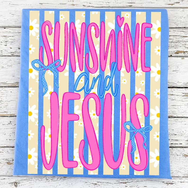 Sunshine and Jesus Graphic Tee